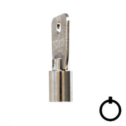 L1137 Large Ace Tubular Key Flat Steel-Bit-Tubular-Key Ilco