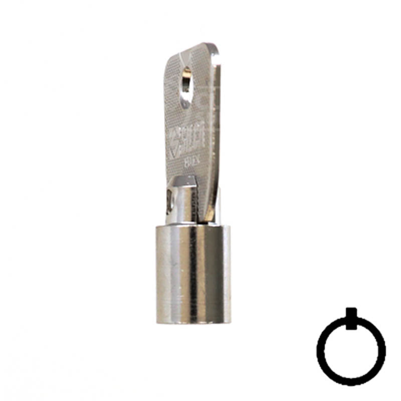 L1137 Large Ace Tubular Key Flat Steel-Bit-Tubular-Key Ilco