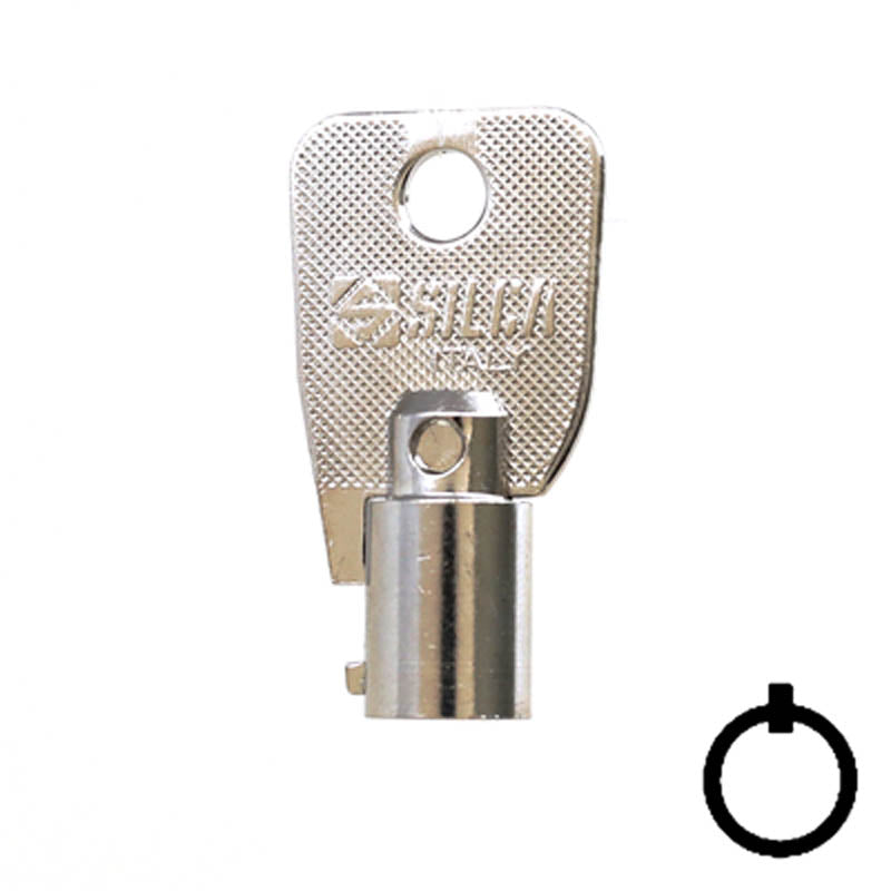 L1137 Large Ace Tubular Key Flat Steel-Bit-Tubular-Key Ilco