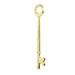 Notch and Flat Skeleton Keys 2/pk Flat Steel-Bit-Tubular-Key Lucky Line