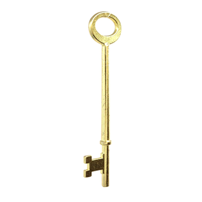 Notch and Flat Skeleton Keys 2/pk Flat Steel-Bit-Tubular-Key Lucky Line