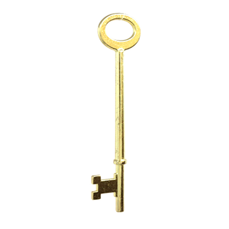 Notch and Flat Skeleton Keys 2/pk Flat Steel-Bit-Tubular-Key Lucky Line