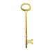 Notch and Flat Skeleton Keys 2/pk Flat Steel-Bit-Tubular-Key Lucky Line