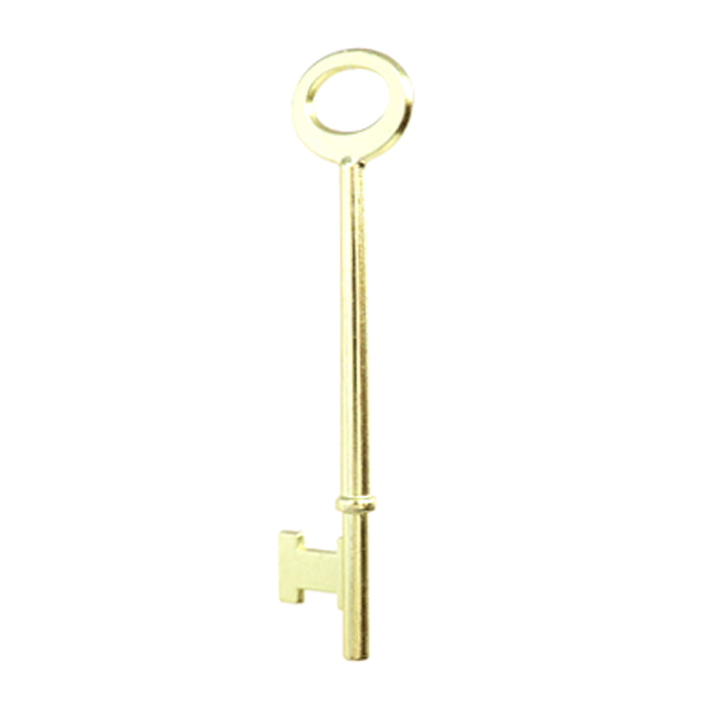Notch and Flat Skeleton Keys 2/pk Flat Steel-Bit-Tubular-Key Lucky Line