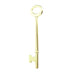 Notch and Flat Skeleton Keys 2/pk Flat Steel-Bit-Tubular-Key Lucky Line