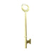 Notch and Flat Skeleton Keys 2/pk Flat Steel-Bit-Tubular-Key Lucky Line