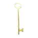 Notch and Flat Skeleton Keys 2/pk Flat Steel-Bit-Tubular-Key Lucky Line