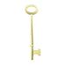 Notch and Flat Skeleton Keys 2/pk Flat Steel-Bit-Tubular-Key Lucky Line