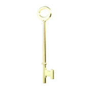 Notch and Flat Skeleton Keys 2/pk Flat Steel-Bit-Tubular-Key Lucky Line