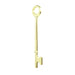 Notch and Flat Skeleton Keys 2/pk Flat Steel-Bit-Tubular-Key Lucky Line
