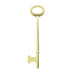 Notch and Flat Skeleton Keys 2/pk Flat Steel-Bit-Tubular-Key Lucky Line