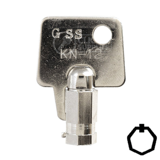 Precut Key Blank | Ace | BD300 Flat Steel-Bit-Tubular-Key Framon Manufacturing Company, Inc