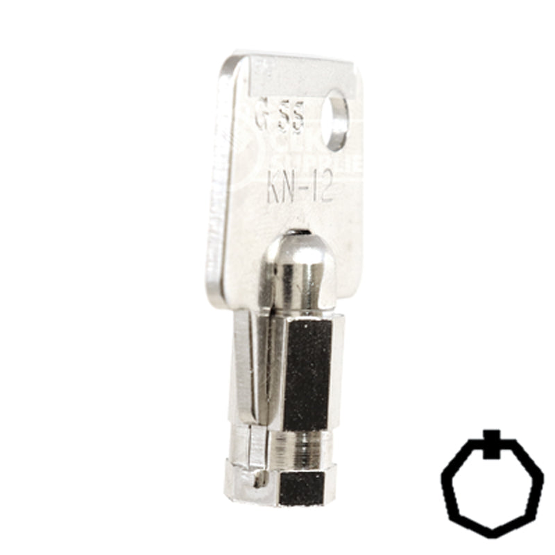 Precut Key Blank | Ace | BD300 Flat Steel-Bit-Tubular-Key Framon Manufacturing Company, Inc