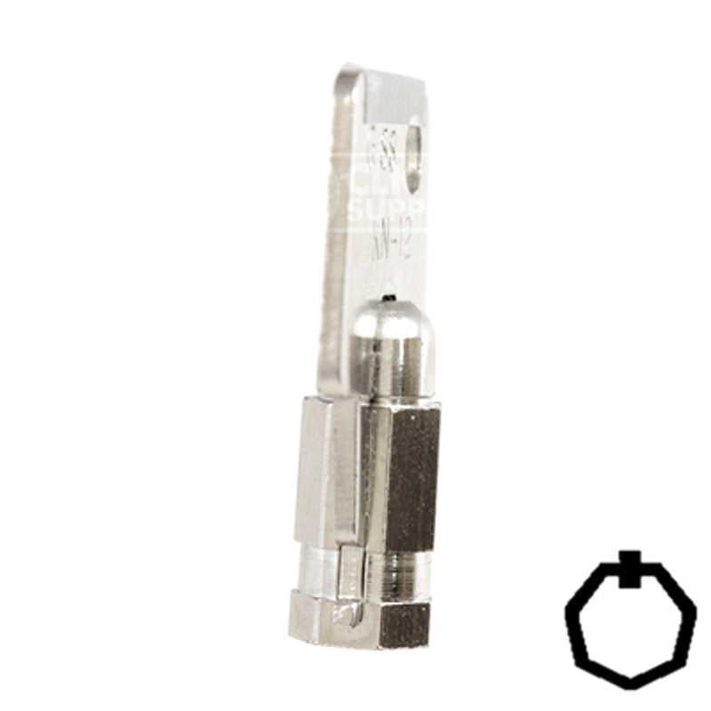 Precut Key Blank | Ace | BD300 Flat Steel-Bit-Tubular-Key Framon Manufacturing Company, Inc