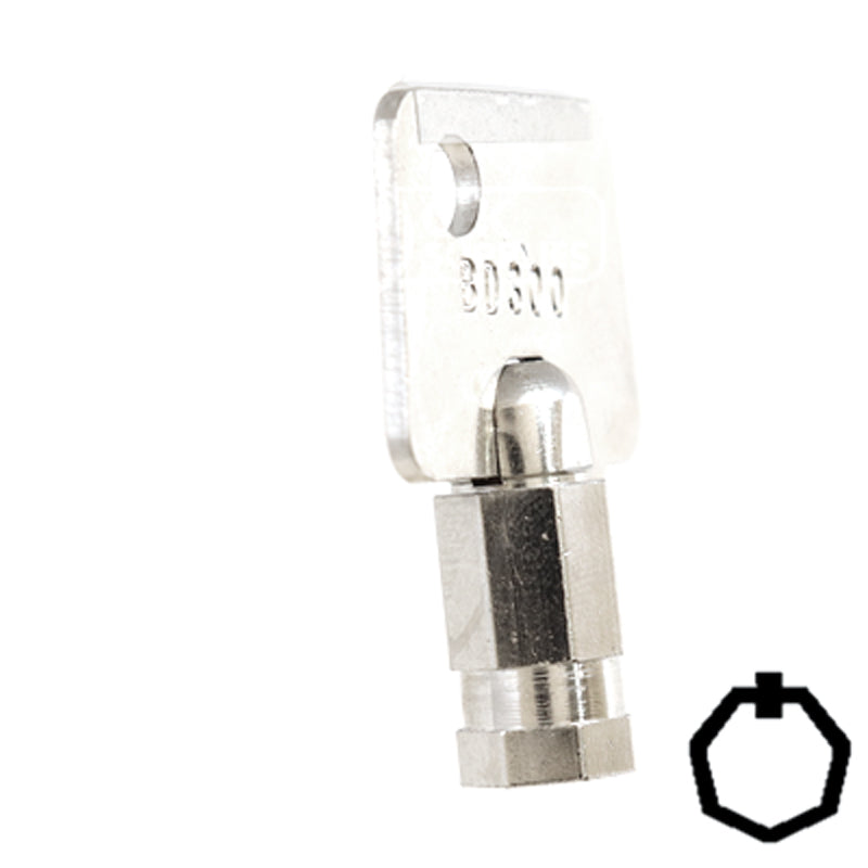 Precut Key Blank | Ace | BD300 Flat Steel-Bit-Tubular-Key Framon Manufacturing Company, Inc