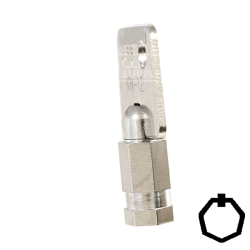 Precut Key Blank | Ace | BD300 Flat Steel-Bit-Tubular-Key Framon Manufacturing Company, Inc