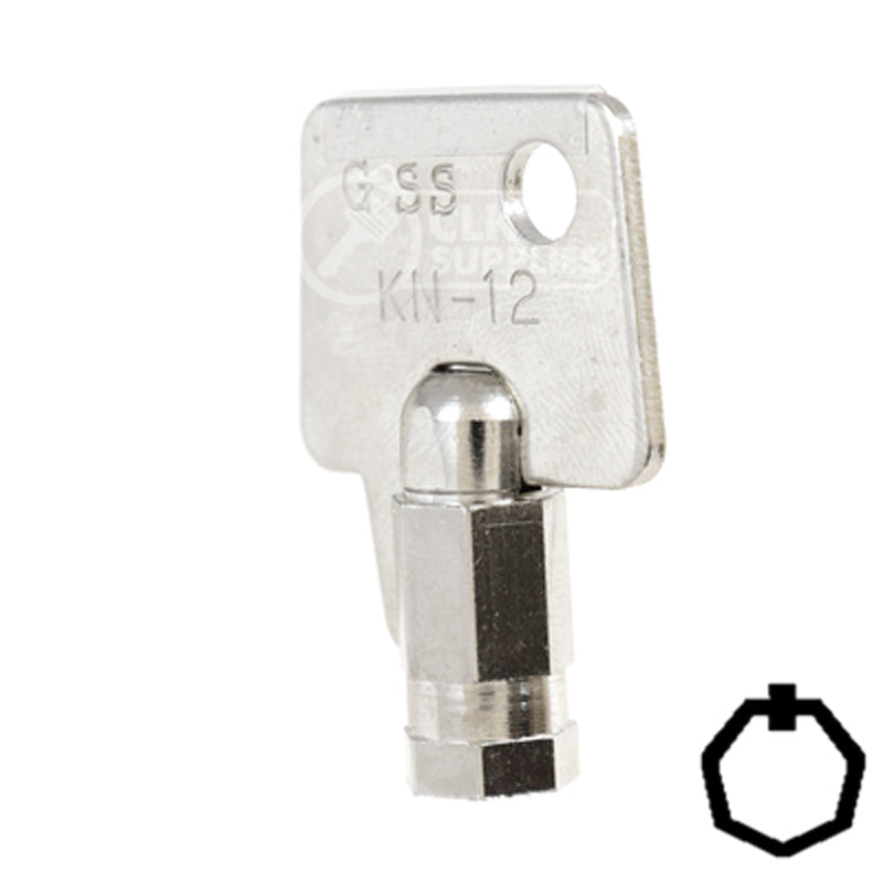 Precut Key Blank | Ace | BD300 Flat Steel-Bit-Tubular-Key Framon Manufacturing Company, Inc