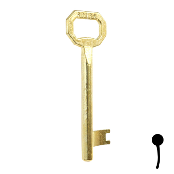 Precut Key Blank | Bit | BD138 Flat Steel-Bit-Tubular-Key Framon Manufacturing Company, Inc