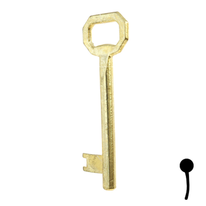 Precut Key Blank | Bit | BD138 Flat Steel-Bit-Tubular-Key Framon Manufacturing Company, Inc