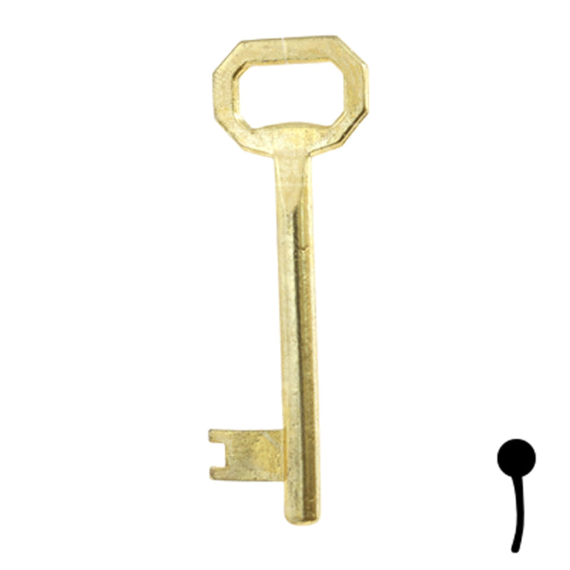 Precut Key Blank | Bit | BD138 Flat Steel-Bit-Tubular-Key Framon Manufacturing Company, Inc