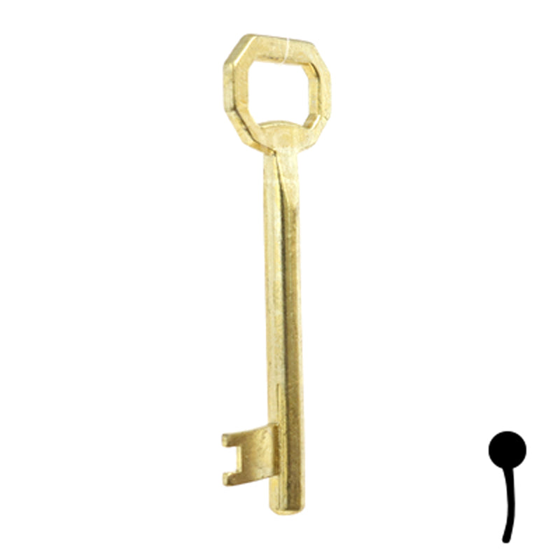 Precut Key Blank | Bit | BD138 Flat Steel-Bit-Tubular-Key Framon Manufacturing Company, Inc