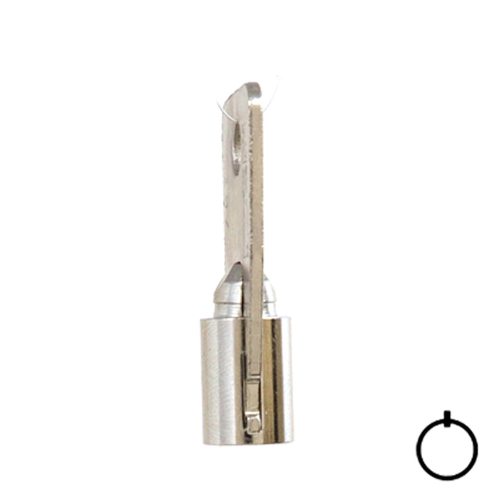 Tubular Key Blank | STEEL | KB-137 Flat Steel-Bit-Tubular-Key Hudson Lock, LLC