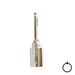 Tubular Key Blank | STEEL | KB-137 Flat Steel-Bit-Tubular-Key Hudson Lock, LLC