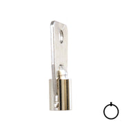 Tubular Key Blank | STEEL | KB-137 Flat Steel-Bit-Tubular-Key Hudson Lock, LLC