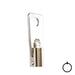 Tubular Key Blank | STEEL | KB-137 Flat Steel-Bit-Tubular-Key Hudson Lock, LLC