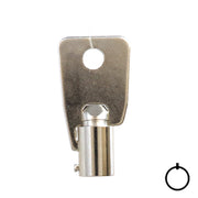 Tubular Key Blank | STEEL | KB-137 Flat Steel-Bit-Tubular-Key Hudson Lock, LLC