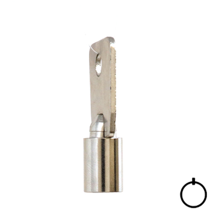 Tubular Key Blank | STEEL | KB-137 Flat Steel-Bit-Tubular-Key Hudson Lock, LLC
