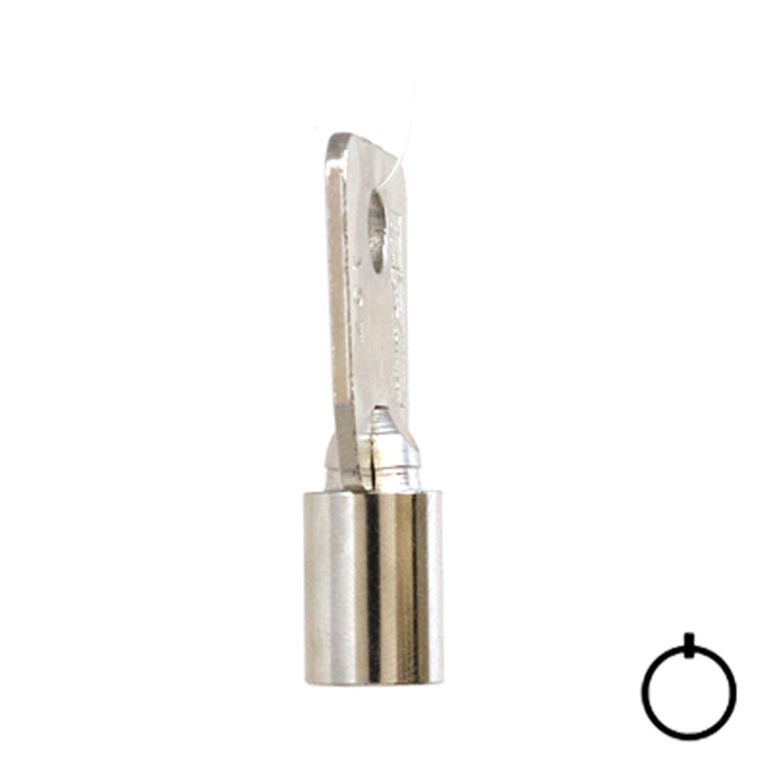 Tubular Key Blank | STEEL | KB-137 Flat Steel-Bit-Tubular-Key Hudson Lock, LLC