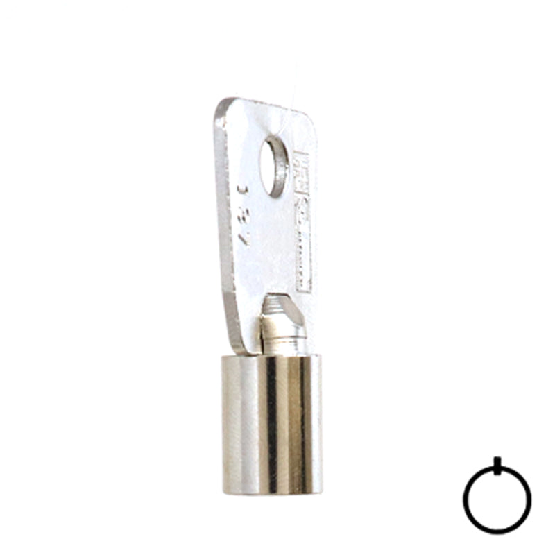 Tubular Key Blank | STEEL | KB-137 Flat Steel-Bit-Tubular-Key Hudson Lock, LLC