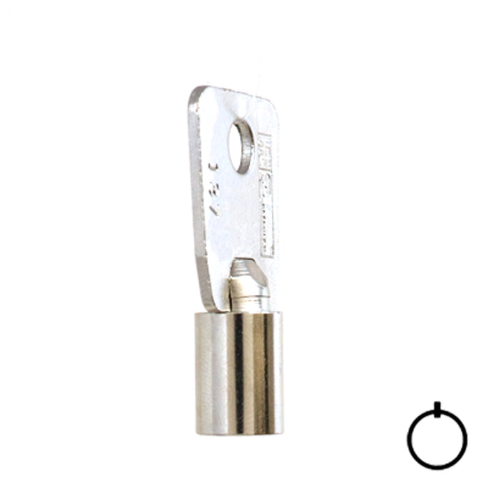 Tubular Key Blank | STEEL | KB-137 Flat Steel-Bit-Tubular-Key Hudson Lock, LLC