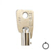 Tubular Key Blank | STEEL | KB-137 Flat Steel-Bit-Tubular-Key Hudson Lock, LLC