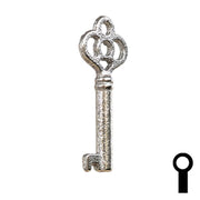 Uncut Key Blank | Barrel | 24B Flat Steel-Bit-Tubular-Key Ilco