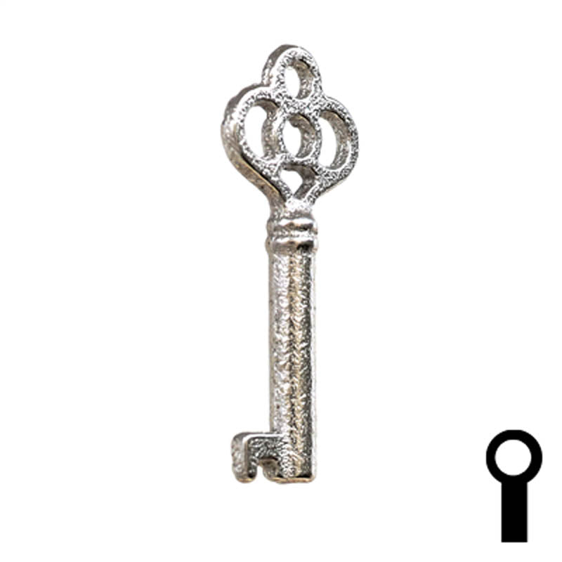 Uncut Key Blank | Barrel | 24B Flat Steel-Bit-Tubular-Key Ilco