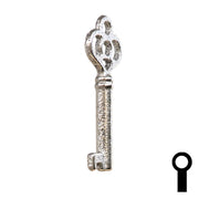 Uncut Key Blank | Barrel | 24B Flat Steel-Bit-Tubular-Key Ilco