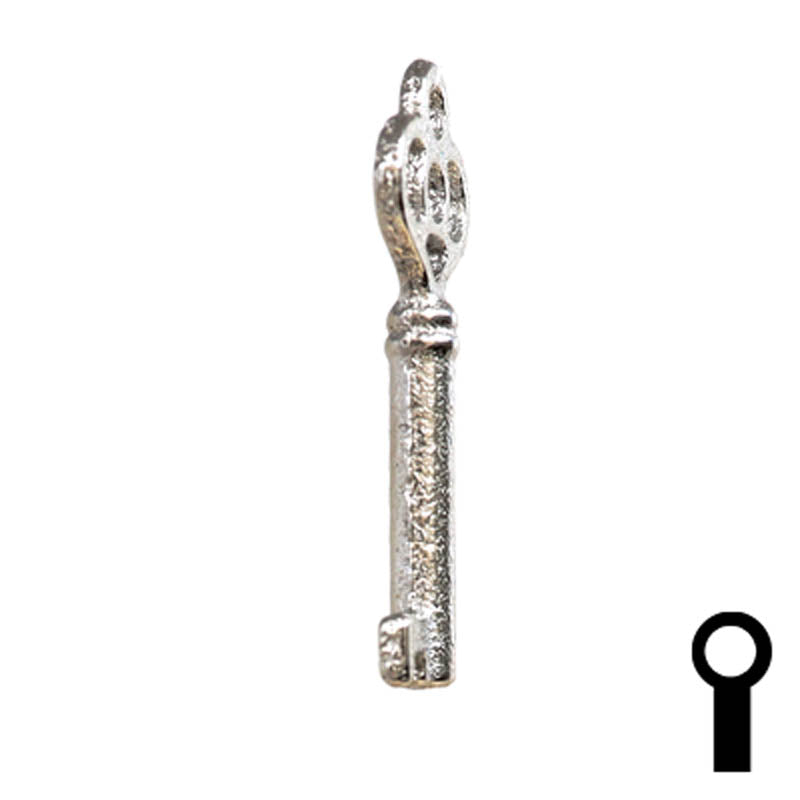 Uncut Key Blank | Barrel | 24B Flat Steel-Bit-Tubular-Key Ilco