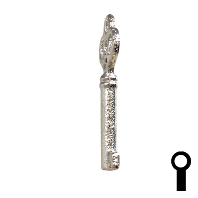 Uncut Key Blank | Barrel | 24B Flat Steel-Bit-Tubular-Key Ilco