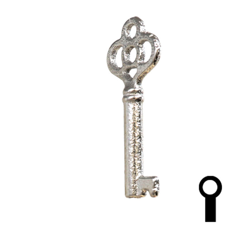 Uncut Key Blank | Barrel | 24B Flat Steel-Bit-Tubular-Key Ilco