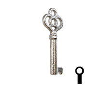 Uncut Key Blank | Barrel | 24B Flat Steel-Bit-Tubular-Key Ilco