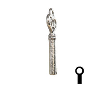 Uncut Key Blank | Barrel | 24B Flat Steel-Bit-Tubular-Key Ilco