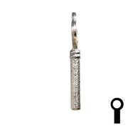Uncut Key Blank | Barrel | 24B Flat Steel-Bit-Tubular-Key Ilco