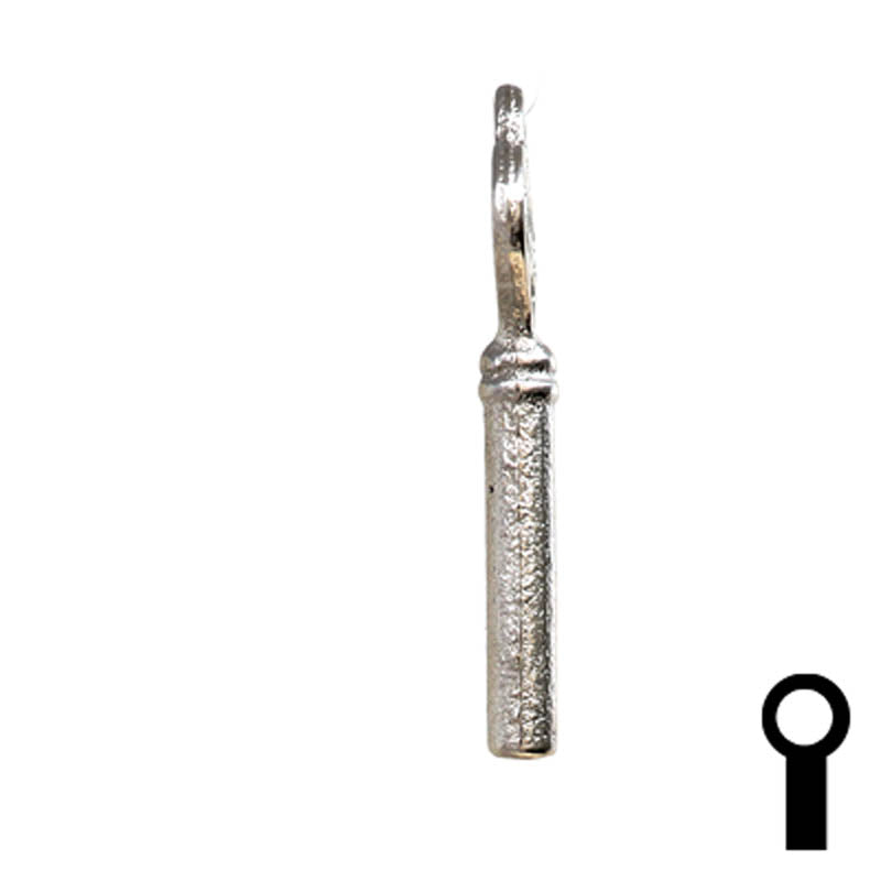 Uncut Key Blank | Barrel | 24B Flat Steel-Bit-Tubular-Key Ilco