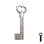 Uncut Key Blank | Barrel | 34B Flat Steel-Bit-Tubular-Key Ilco