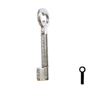 Uncut Key Blank | Barrel | 34B Flat Steel-Bit-Tubular-Key Ilco