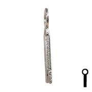 Uncut Key Blank | Barrel | 34B Flat Steel-Bit-Tubular-Key Ilco