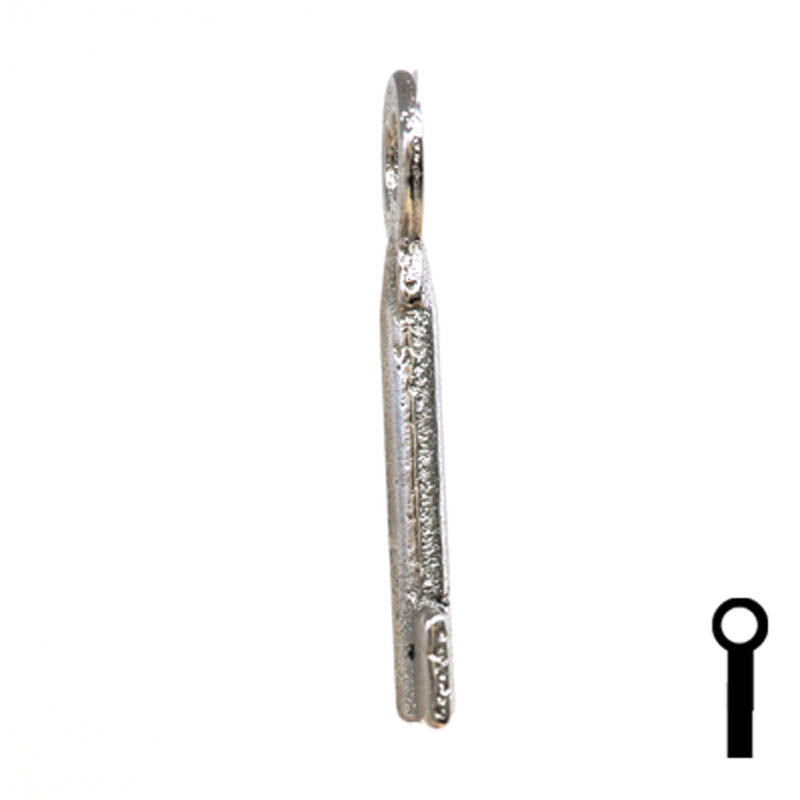 Uncut Key Blank | Barrel | 34B Flat Steel-Bit-Tubular-Key Ilco