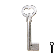 Uncut Key Blank | Barrel | 34B Flat Steel-Bit-Tubular-Key Ilco